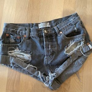 One Teaspoon Jean Shorts Bandits